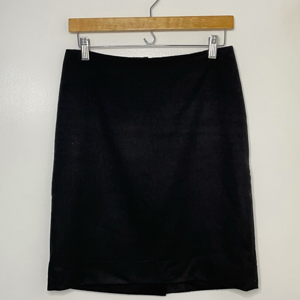 🥸French Connection Black Wool pencil skirt size 6